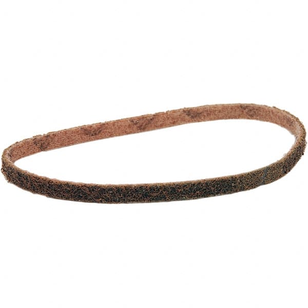 Dynabrade - 1/2" Wide x 24" OAL, 150 Grit, Aluminum Oxide Abrasive Belt - Aluminum Oxide, Very Fine, Nonwoven, Series SC-BS - Americas Industrial Supply