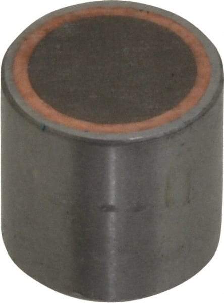 Mag-Mate - 10-32 Thread, 1/2" Diam, 1/2" High, 8 Lb Average Pull Force, Neodymium Rare Earth Pot Magnet - 0.15" Deep Tapped Hole, Steel Pot, Uninsulated - Americas Industrial Supply