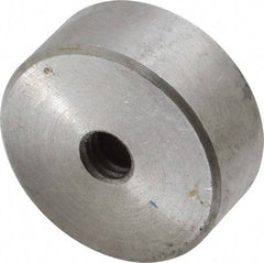 Mag-Mate - 5/16-18 Thread, 1-1/4" Diam, 1/2" High, 68 Lb Average Pull Force, Neodymium Rare Earth Pot Magnet - 0.15" Deep Tapped Hole, Steel Pot, Uninsulated - Americas Industrial Supply