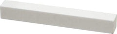 Made in USA - 220 Grit Aluminum Oxide Rectangular Dressing Stick - 4 x 1/2 x 1/2, Very Fine Grade, Vitrified Bond - Americas Industrial Supply