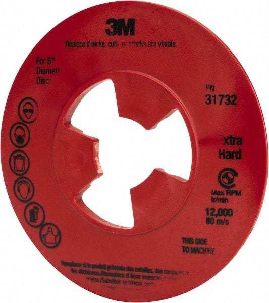 3M - Abrasive Disc Face Plate - 12,000 RPM - Americas Industrial Supply