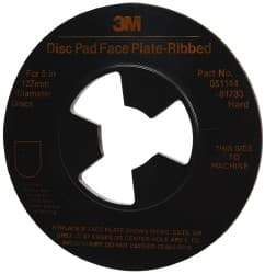 3M - Abrasive Disc Face Plate - 12,000 RPM - Americas Industrial Supply