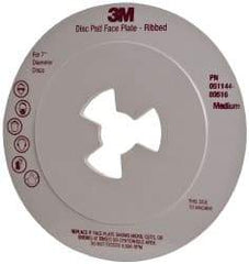 3M - Abrasive Disc Face Plate - 8,500 RPM - Americas Industrial Supply