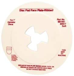3M - Abrasive Disc Face Plate - 8,500 RPM - Americas Industrial Supply
