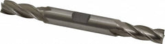 Interstate - 5/16", 3/4" LOC, 3/8" Shank Diam, 3-1/2" OAL, 4 Flute, Cobalt Square End Mill - Double End, Uncoated, Spiral Flute, Centercutting, Right Hand Cut, Right Hand Flute - Americas Industrial Supply