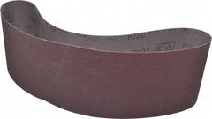 3M - 6" Wide x 48" OAL, 120 Grit, Aluminum Oxide Abrasive Belt - Aluminum Oxide, Fine, Coated, X Weighted Cloth Backing, Series 241D - Americas Industrial Supply
