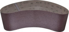 3M - 6" Wide x 48" OAL, 60 Grit, Aluminum Oxide Abrasive Belt - Aluminum Oxide, Medium, Coated, X Weighted Cloth Backing, Series 341D - Americas Industrial Supply