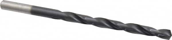 Chicago-Latrobe - #3 135° High Speed Steel Jobber Drill - TiAlN Finish, Right Hand Cut, Spiral Flute, Straight Shank, 3-3/4" OAL, Split Point - Americas Industrial Supply