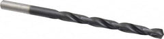 Chicago-Latrobe - #3 135° High Speed Steel Jobber Drill - TiAlN Finish, Right Hand Cut, Spiral Flute, Straight Shank, 3-3/4" OAL, Split Point - Americas Industrial Supply
