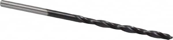 Chicago-Latrobe - #37 135° High Speed Steel Jobber Drill - TiAlN Finish, Right Hand Cut, Spiral Flute, Straight Shank, 2-1/2" OAL, Split Point - Americas Industrial Supply