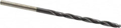 Chicago-Latrobe - #41 135° High Speed Steel Jobber Drill - TiAlN Finish, Right Hand Cut, Spiral Flute, Straight Shank, 2-3/8" OAL, Split Point - Americas Industrial Supply