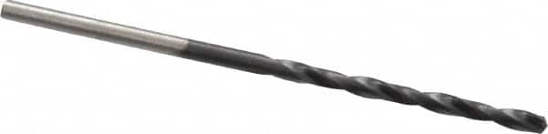 Chicago-Latrobe - #46 135° High Speed Steel Jobber Drill - TiAlN Finish, Right Hand Cut, Spiral Flute, Straight Shank, 2-1/8" OAL, Split Point - Americas Industrial Supply