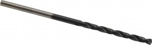 Chicago-Latrobe - #48 135° High Speed Steel Jobber Drill - TiAlN Finish, Right Hand Cut, Spiral Flute, Straight Shank, 2" OAL, Split Point - Americas Industrial Supply