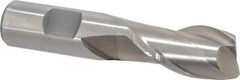 Interstate - 13/16", 1-1/2" LOC, 3/4" Shank Diam, 3-3/4" OAL, 2 Flute, Cobalt Square End Mill - Single End, Uncoated, Spiral Flute, Centercutting, Right Hand Cut, Right Hand Flute - Americas Industrial Supply