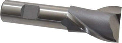 Interstate - 1-3/16", 1-5/8" LOC, 3/4" Shank Diam, 3-7/8" OAL, 2 Flute, Cobalt Square End Mill - Single End, Uncoated, Spiral Flute, Centercutting, Right Hand Cut, Right Hand Flute - Americas Industrial Supply