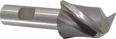 Interstate - 1-7/16", 1-5/8" LOC, 3/4" Shank Diam, 3-7/8" OAL, 2 Flute, Cobalt Square End Mill - Single End, Uncoated, Spiral Flute, Centercutting, Right Hand Cut, Right Hand Flute - Americas Industrial Supply