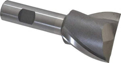 Interstate - 1-3/4", 1-5/8" LOC, 3/4" Shank Diam, 4-1/8" OAL, 2 Flute, Cobalt Square End Mill - Single End, Uncoated, Spiral Flute, Centercutting, Right Hand Cut, Right Hand Flute - Americas Industrial Supply