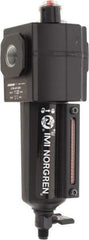 Norgren - 3/8" NPT, 250 Max psi Intermediate Micro Fog Lubricator - Metal Bowl with Sight Glass, Aluminum Body, 138 CFM, 175°F Max Temp, 2.68" Wide x 8.02" High - Americas Industrial Supply