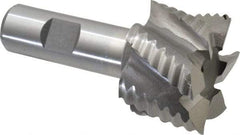 Interstate - 1-3/4" Diam, Coarse Pitch, 1-1/8" LOC, 6 Flute Cobalt Roughing Square End Mill - Uncoated, 3-3/8" OAL, 3/4" Shank Diam, Single End - Americas Industrial Supply