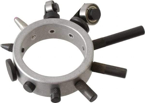 SPI - 10 Piece, #4-48 Inch Thread, 0.06 (Steel Ball Tip) Inch Ball Diameter Ruby and Steel, Drop Indicator Contact Point Set and Kit - Use With Dial Indicators - Americas Industrial Supply