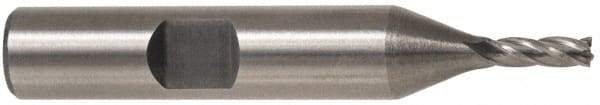 Hertel - 32mm, 2" LOC, 1" Shank Diam, 4-1/2" OAL, 4 Flute, Cobalt Square End Mill - Single End, Uncoated, 30° Helix, Centercutting, Right Hand Cut - Americas Industrial Supply