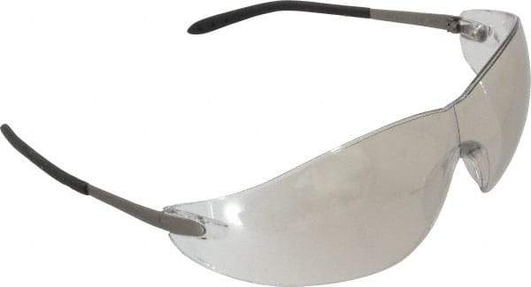 MCR Safety - Indoor/Outdoor Mirror Lenses, Frameless Safety Glasses - Scratch Resistant, Metal Frame, Size Universal, Wrap Around - Americas Industrial Supply