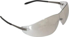 MCR Safety - Indoor/Outdoor Mirror Lenses, Frameless Safety Glasses - Scratch Resistant, Metal Frame, Size Universal, Wrap Around - Americas Industrial Supply