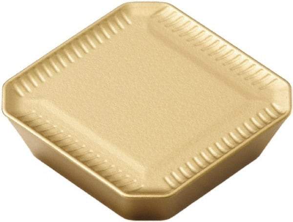Seco - SEKR1203 ME10 Grade T25M Carbide Milling Insert - TiCN/TiC/TiCN/TiN Finish, 1/8" Thick, 1/2" Inscribed Circle - Americas Industrial Supply