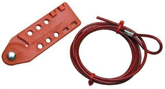 Brady - Cable Lockouts Cable Length (Feet): 6 Number of Lockout Points: 6 - Americas Industrial Supply