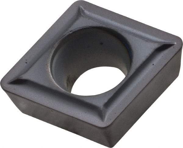 Kennametal - CPMT32.52 LF Grade KC5025 Carbide Turning Insert - TiAlN Finish, 80° Diamond, 3/8" Inscr Circle, 5/32" Thick, 1/32" Corner Radius - Americas Industrial Supply