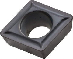 Kennametal - CPMT32.52 LF Grade KC5025 Carbide Turning Insert - TiAlN Finish, 80° Diamond, 3/8" Inscr Circle, 5/32" Thick, 1/32" Corner Radius - Americas Industrial Supply