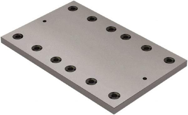 Jergens - 25" Long x 16" Wide Steel Fixture Plate - 1.13" Plate Thickness - Americas Industrial Supply