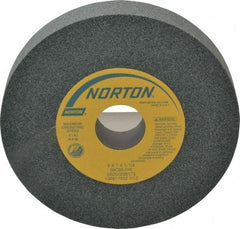 Norton - 6" Diam x 1-1/4" Hole x 1" Thick, I Hardness, 80 Grit Surface Grinding Wheel - Silicon Carbide, Type 1, Medium Grade, 4,140 Max RPM, Vitrified Bond, No Recess - Americas Industrial Supply