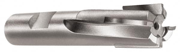 Made in USA - 1-1/2", 1-1/2" LOC, 1-1/4" Shank Diam, 4-1/2" OAL, 4 Flute, Carbide-Tipped Square End Mill - Single End, Uncoated, Spiral Flute, 6° Helix, Right Hand Cut, Right Hand Flute - Americas Industrial Supply