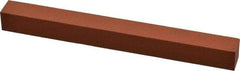 Norton - 6" Long x 5/8" Wide x 5/8" Thick, Aluminum Oxide Sharpening Stone - Square, Fine Grade - Americas Industrial Supply