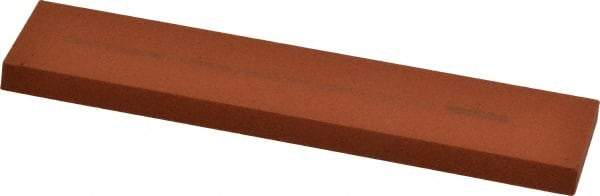Norton - 5" Long x 1" Wide x 3/16" Thick, Aluminum Oxide Sharpening Stone - Rectangle, Fine Grade - Americas Industrial Supply