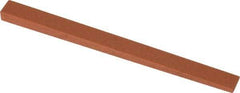 Norton - 4" Long x 5/16" Wide x 5/16" Thick, Aluminum Oxide Sharpening Stone - Taper, Fine Grade - Americas Industrial Supply