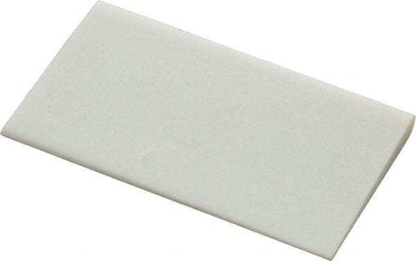 Norton - 3" Long x 1-3/4" Diam x 1/4" Thick, Novaculite Sharpening Stone - Round Edge Slip, Ultra Fine Grade - Americas Industrial Supply