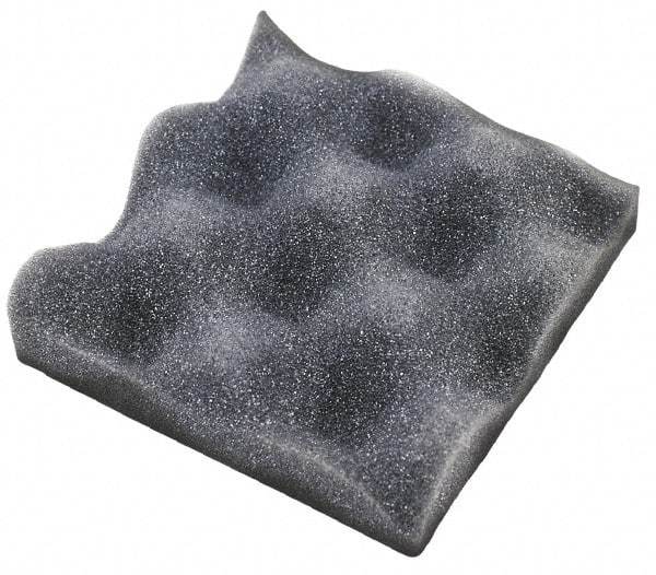 American Acoustical Products - 54" Long x 54" Wide x 1" Thick, Polyester Foam Sheet - Contoured - Americas Industrial Supply