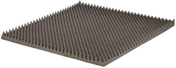 American Acoustical Products - 54" Long x 54" Wide, Polyurethane Foam Sheet - ASTM Specification, Gray - Americas Industrial Supply