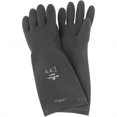SHOWA - 40 mil Thick, Chemical Resistant Gloves - SZ 11 18" MP 1/PR LATEX RUBBER GLOVES - Americas Industrial Supply