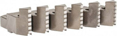 Buck Chuck Company - 8" Max Chuck Diam Compatibility, Steel Tongue & Groove Hard Lathe Top Jaws - 2" High - Americas Industrial Supply