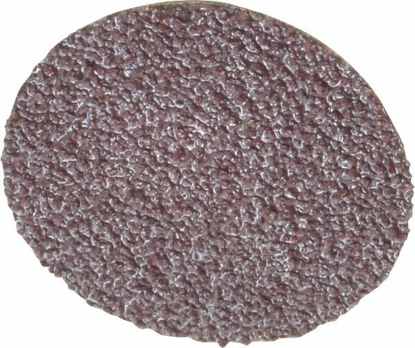 3M - 3/4" Diam, 80 Grit Aluminum Oxide Adhesive PSA Disc - Medium Grade, X Weighted Cloth Backing, For Bench Top Motors, Random Orbital Sanders - Americas Industrial Supply