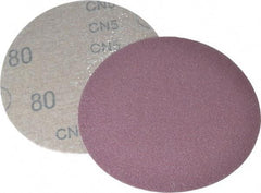 3M - 5" Diam, 80 Grit Aluminum Oxide Adhesive PSA Disc - Medium Grade, X Weighted Cloth Backing, For Bench Top Motors, Random Orbital Sanders - Americas Industrial Supply