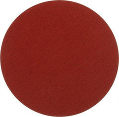 3M - 12" Diam, 36 Grit Ceramic Adhesive PSA Disc - Very Coarse Grade, Orange, YF Weighted Backing, Flexible, Use with Bench Top Motors - Americas Industrial Supply