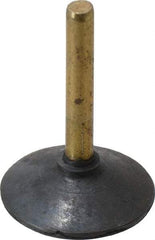 3M - 1-1/2" Diam Adhesive/PSA Disc Backing Pad - 1/4" Shank Diam, Medium Density, 20,000 RPM - Americas Industrial Supply