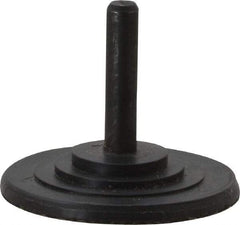 3M - 2" Diam Adhesive/PSA Disc Backing Pad - 1/4" Shank Diam, Medium Density, 15,000 RPM - Americas Industrial Supply