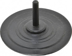 3M - 3" Diam Adhesive/PSA Disc Backing Pad - 1/4" Shank Diam, Medium Density, 10,000 RPM - Americas Industrial Supply