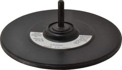 3M - 5" Diam Adhesive/PSA Disc Backing Pad - 1/4" Shank Diam, Medium Density, 6,000 RPM - Americas Industrial Supply