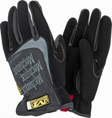 Mechanix Wear - Size L (10) Synthetic Leather General Protection Work Gloves - For Mechanic's & Lifting, Uncoated, Slip-On Cuff, Full Fingered, Black, Paired - Americas Industrial Supply